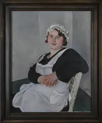 Emil Orlík, Portrait of a Cook, 1931, oil on canvas