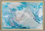 Vojtech Borecký, Blue Landscape, Second half of the 20th century, oil on hardboard