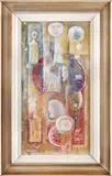 Jindra Husáriková, Tales, 1974, oil on canvas on cardboard