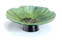 Dube, Glass bowl with stand, c. 1956, Fontana Arte