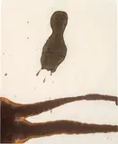 Robert Motherwell, In Blue and Bleeding Black #2 (from Lyric Suite), 1965, Colored ink on rice paper