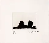Videy Afangar #2 (from Videy Afangar Series) by Richard Serra, 1991, 1-color intaglio on Hahnemühle German etching paper, sold Mar 2017