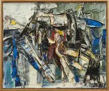 Jean Paul Riopelle, Kenavo, 1962, Oil on canvas