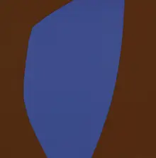 Lorser Feitelson, Untitled (from Boulder Series), 1962, Acrylic on canvas