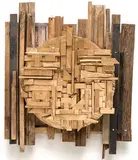 Marcy Gregory, Untitled, 2015, Metallic paint on wood