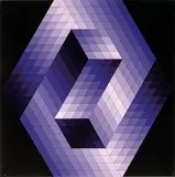 Untitled by Victor Vasarely, c. 1970, Color screenprint on paper, sold Mar 2017