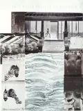 Robert Rauschenberg, American Pewter with Burroughs IV (from American Pewter with Burroughs Series), 1981, 4-color lithograph with embossing on Barcham Green Crisbrook paper