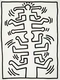 Keith Haring, Untitled #3, 1987, Sumi ink on paper