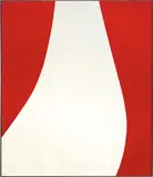 Lorser Feitelson, Magical Space Forms, 1962, Enamel on canvas