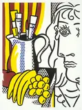 Roy Lichtenstein, Still Life with Picasso (from Hommage à Picasso Portfolio), 1973, 4-color screenprint on Arches 88 paper