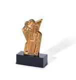 Roy Lichtenstein, Salute to Airmail, 1969, Polished bronze mounted to base