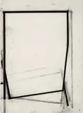 Joel Shapiro, Untitled, 1987, Charcoal on Fabriano paper