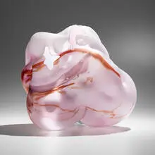 Marvin Lipofsky, California Color Series #8, 1986, mold-blown glass, cut, sandblasted and acid-polished