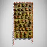 Jay Musler, Nine, 1996, assembled and painted glass