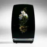 Paul Stankard, Goat's Beard Daisy with Spirited Botanical paperweight