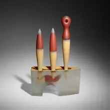 José Chardiet, Viajero, 2005, cast and hot-sculpted glass