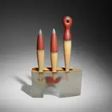 José Chardiet, Viajero, 2005, cast and hot-sculpted glass