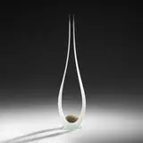Alex Fekete, Smoke on the Water, c. 2004, hand-blown, carved, and sandblasted glass, stone