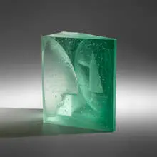 Ann Wolff, Luzifer, c. 2007, cast glass
