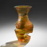 Sidney Hutter, 120° of 3 Color Wheel Jerry Vision (Solid Vase Form #195), 2004, laminated glass