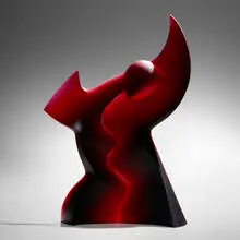 Latchezar Boyadjiev, Grief, 2002, cast, acid-etched, and polished glass