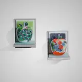 Richard Ritter, Candy Apple Study, 2009, hand-blown glass, fused murrine, aluminum, frosted glass