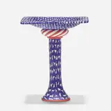 Marquiscarpa #99-3 by Richard Marquis, 1999, fused, slumped glass, blown and wheel-carved glass, sold Oct 2023