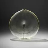 Alessandro Diaz de Santillana, Custode di sabbia, 1993, hand-blown glass, battuto surface