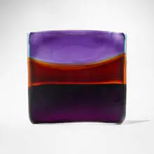 Laura de Santillana, Untitled (Flag), 2001, hand-blown and compressed glass