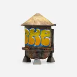 Roberto Lugo, Water Tower Coffee Pour Over, 2022, glazed ceramic
