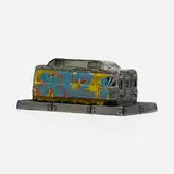 Roberto Lugo, Butter dish, 2022, glazed ceramic