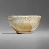 Tea bowl by Toshiko Takaezu, c. 1995, glazed porcelain, sold Oct 2023