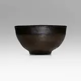 Tea bowl by Toshiko Takaezu, c. 1995, glazed porcelain, sold Oct 2023