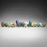 Rose and Erni Cabat, Collection of twenty Feelies, 1970-90, glazed porcelain