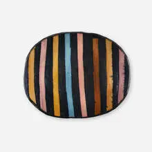 Jun Kaneko, Untitled, 1982, hand-built glazed stoneware