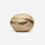 Untitled by Toshiko Takaezu, c. 1978, glazed stoneware, sold Oct 2023