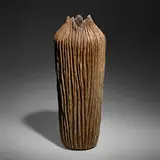 Anne Goldman, Tall Volcano vessel, c. 1998, stoneware with iron slip