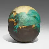 Toshiko Takaezu, Spring Moon (with rattle), 2000, glazed stoneware
