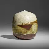 Untitled by Toshiko Takaezu, 1987, glazed stoneware, sold Oct 2023