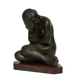 Just Andersen, seated woman, model D1741