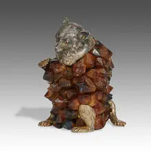 untitled bear sculpture by J. Antony Redmile, United Kingdom, sold Feb 2021
