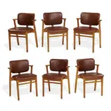 Ilmari Tapiovaara, Domus stacking chairs, set of six