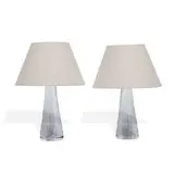Vicke Lindstrand, table lamps, pair, model 10634