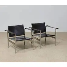 Modernist, Lounge chairs, pair