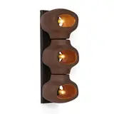 Malcolm Leland, three-light wall lantern