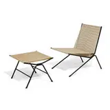 Allan Gould, ounge chair and ottoman