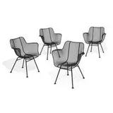 Russell Woodard, Sculptura armchairs, four