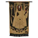 Norman Laliberté, figural banner / wall hanging textile