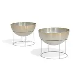 Hugh Acton, planters, pair