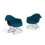 Charles and Ray Eames, LAR lounge chairs, pair
